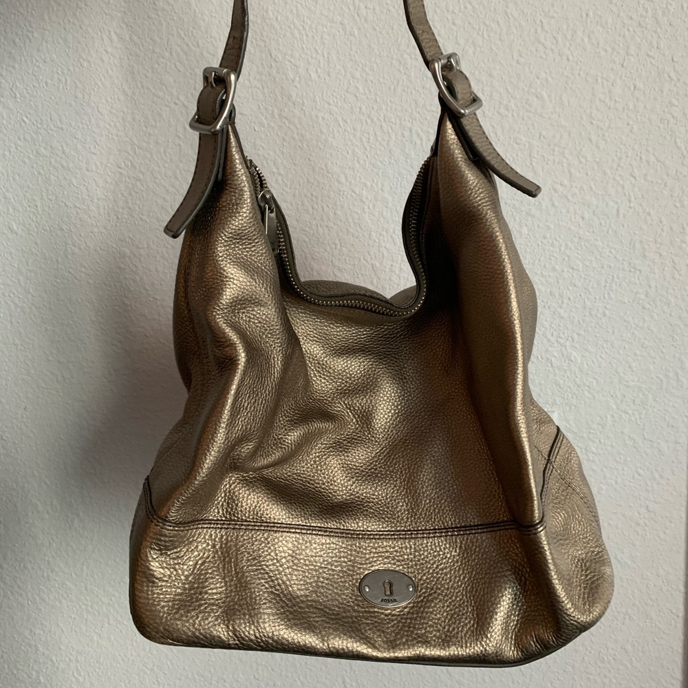Fossil Leather Hobo Bag
